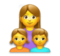 Family: Woman, Girl, Boy