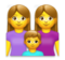 Family: Woman, Woman, Boy