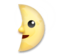 First Quarter Moon Face