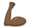 Flexed Biceps: Dark Skin Tone