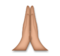 Folded Hands: Medium Skin Tone
