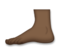 Foot: Dark Skin Tone