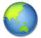 Globe Showing Asia-Australia