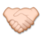 Handshake: Medium-Light Skin Tone