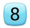 Keycap Digit Eight Keycap Digit Eight