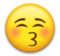 Kissing Face with Closed Eyes