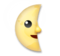 Last Quarter Moon Face