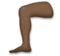 Leg: Dark Skin Tone