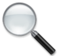 Magnifying Glass Tilted Left