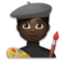 Man Artist: Dark Skin Tone