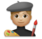Man Artist: Medium-Light Skin Tone