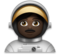 Man Astronaut: Dark Skin Tone