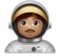 Man Astronaut: Medium Skin Tone