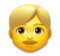 Man: Blond Hair