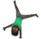 Man Cartwheeling: Dark Skin Tone