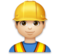 Man Construction Worker: Light Skin Tone