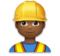 Man Construction Worker: Medium-Dark Skin Tone