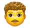 Man: Curly Hair