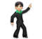 Man Dancing: Light Skin Tone