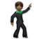 Man Dancing: Medium-Dark Skin Tone