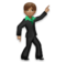 Man Dancing: Medium Skin Tone