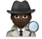 Man Detective: Dark Skin Tone Man Detective: Dark Skin Tone