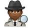 Man Detective: Medium-Dark Skin Tone Man Detective: Medium-Dark Skin Tone