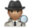 Man Detective: Medium Skin Tone Man Detective: Medium Skin Tone