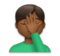 Man Facepalming: Medium-Dark Skin Tone