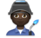 Man Factory Worker: Dark Skin Tone