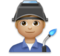 Man Factory Worker: Medium-Light Skin Tone