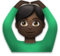 Man Gesturing OK: Dark Skin Tone