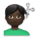 Man Getting Haircut: Dark Skin Tone