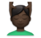 Man Getting Massage: Dark Skin Tone