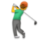 Man Golfing