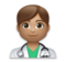 Man Health Worker: Medium Skin Tone