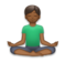 Man in Lotus Position: Medium-Dark Skin Tone