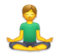 Man in Lotus Position