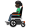 Man in Motorized Wheelchair: Dark Skin Tone