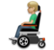 Man in Motorized Wheelchair: Medium-Light Skin Tone