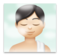 Man in Steamy Room: Light Skin Tone