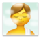 Man in Steamy Room