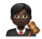 Man Judge: Dark Skin Tone