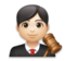 Man Judge: Light Skin Tone