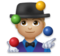 Man Juggling: Medium-Light Skin Tone
