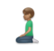 Man Kneeling: Medium Skin Tone