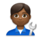 Man Mechanic: Medium-Dark Skin Tone