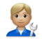 Man Mechanic: Medium-Light Skin Tone
