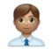 Man Office Worker: Medium Skin Tone