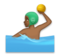 Man Playing Water Polo: Medium-Dark Skin Tone